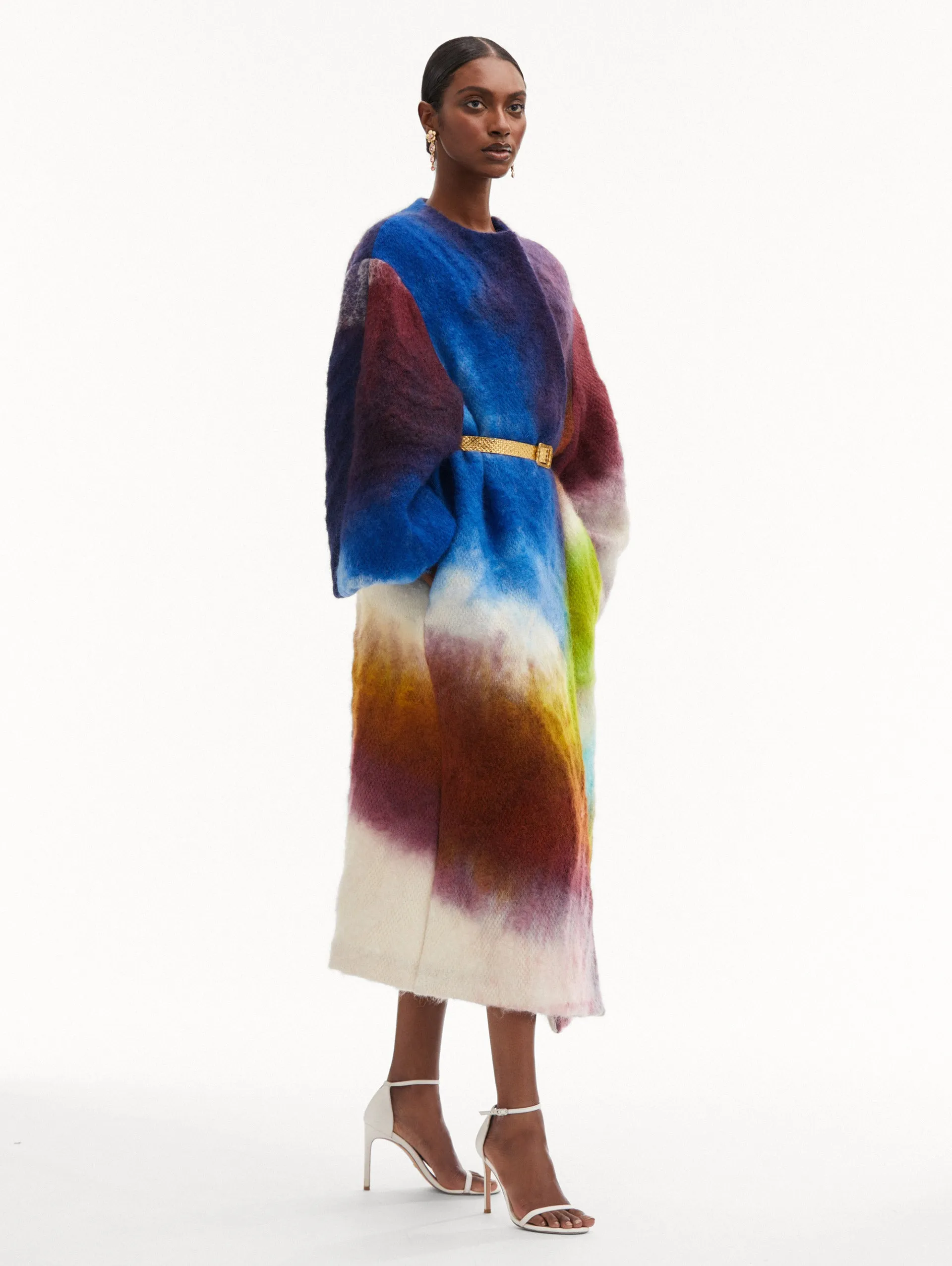 Abstract Watercolor Coat