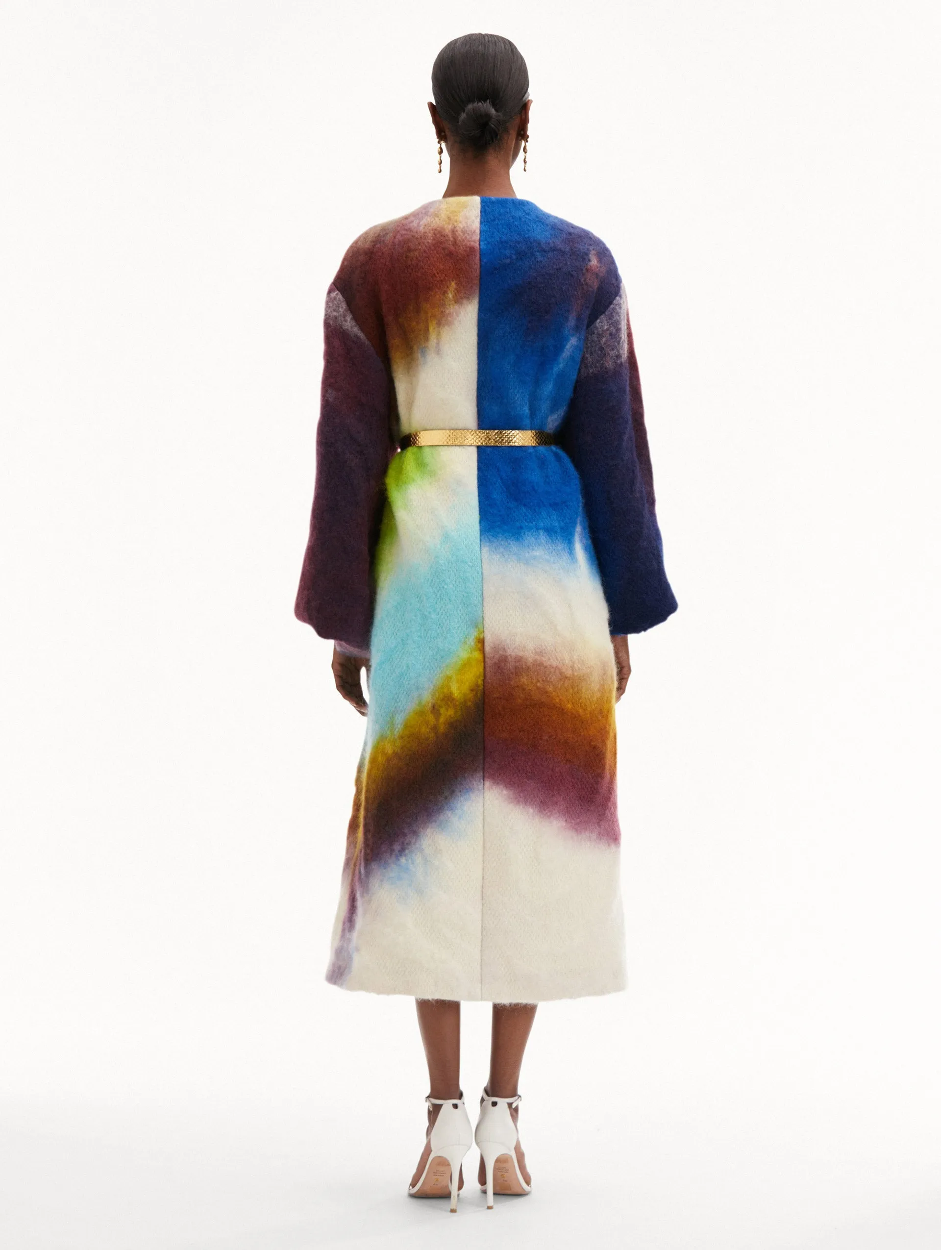 Abstract Watercolor Coat