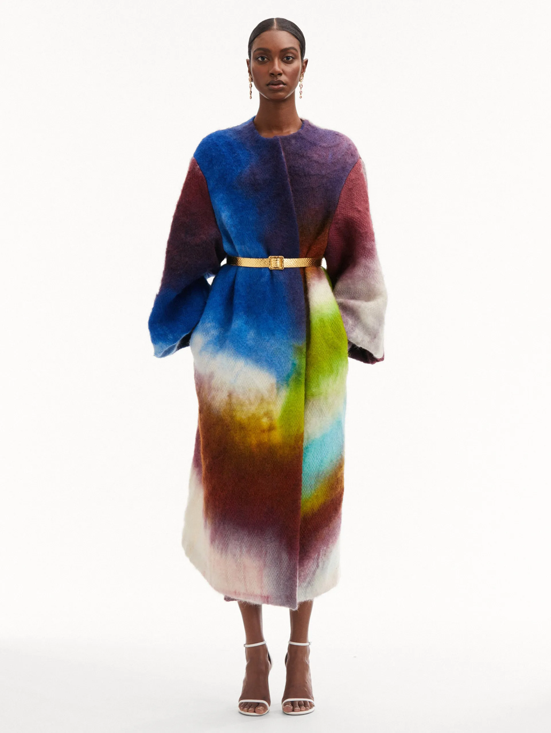 Abstract Watercolor Coat