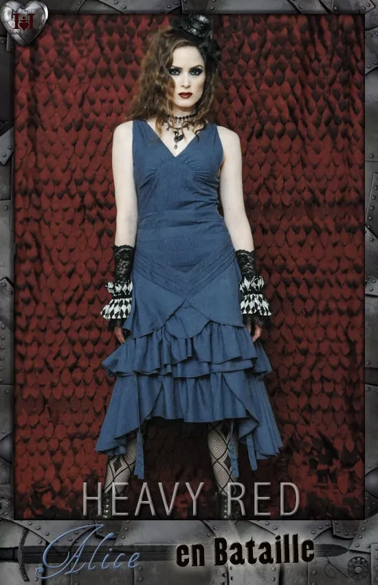 Alice in Wonderland En Bataille Blue Dress