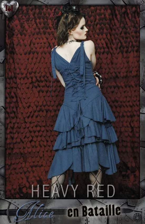 Alice in Wonderland En Bataille Blue Dress