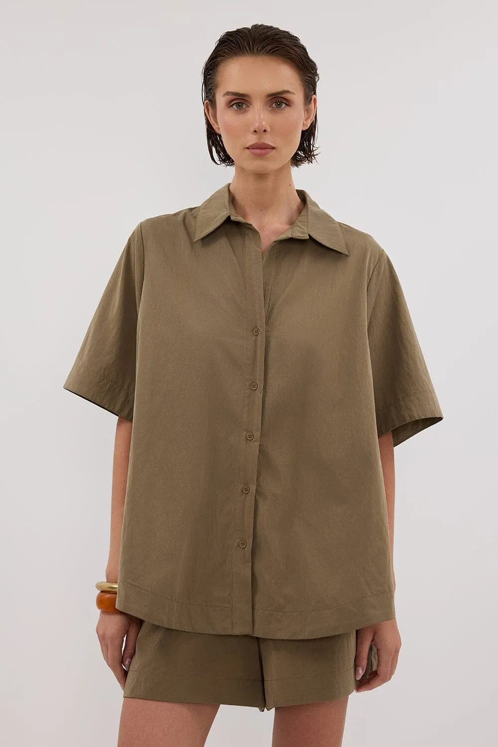 AMARA MOSS MODAL BLEND SHIRT