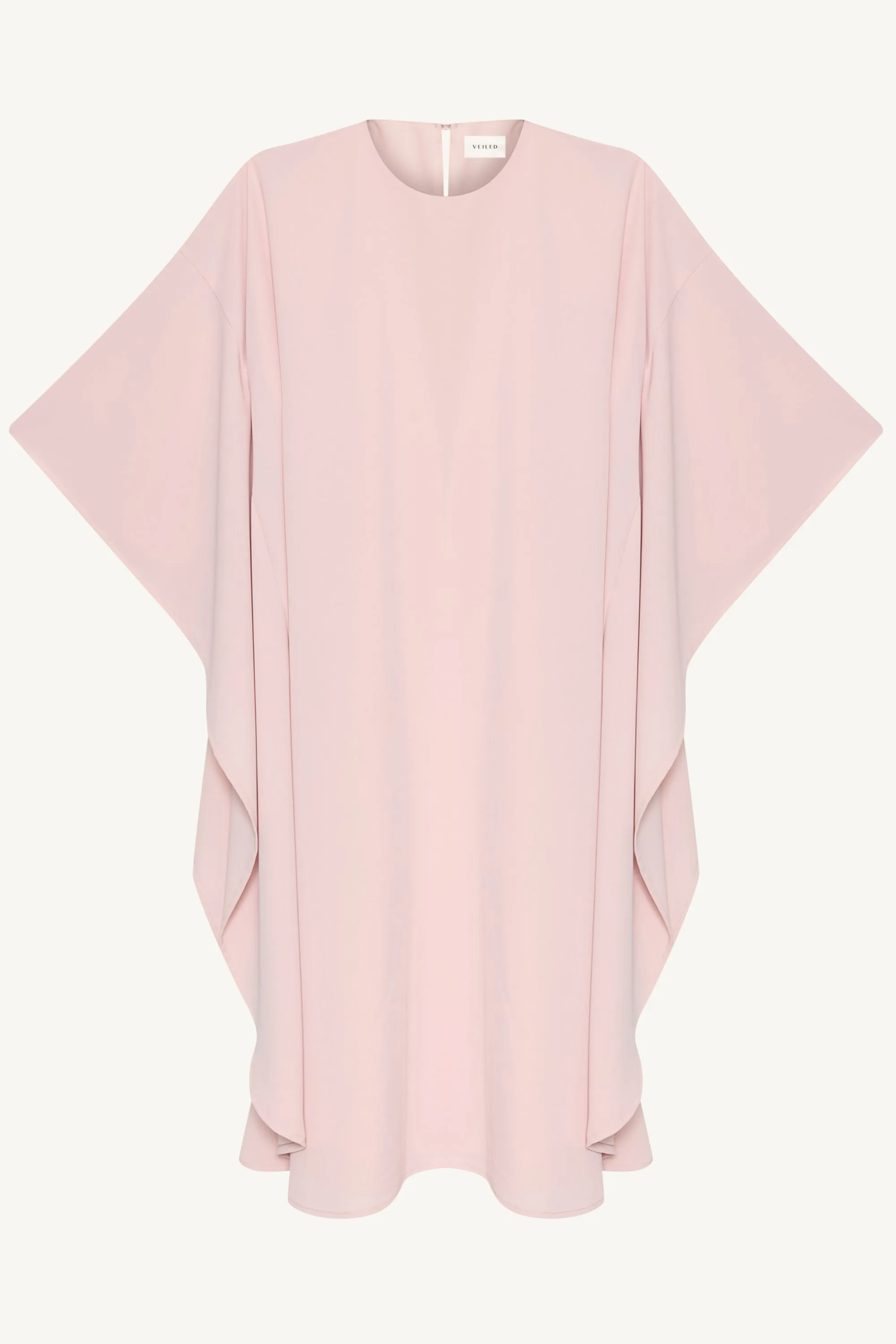 Amira Inner Tie Butterfly Kaftan Dress - Pastel Pink (Girls)