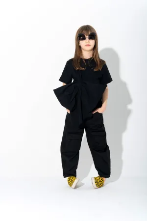 BLACK BOW T-SHIRT