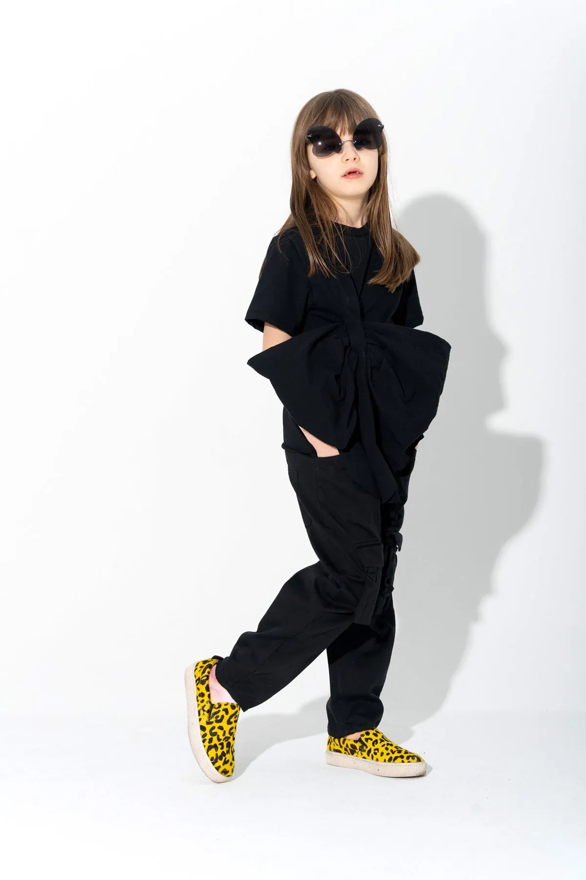 BLACK BOW T-SHIRT