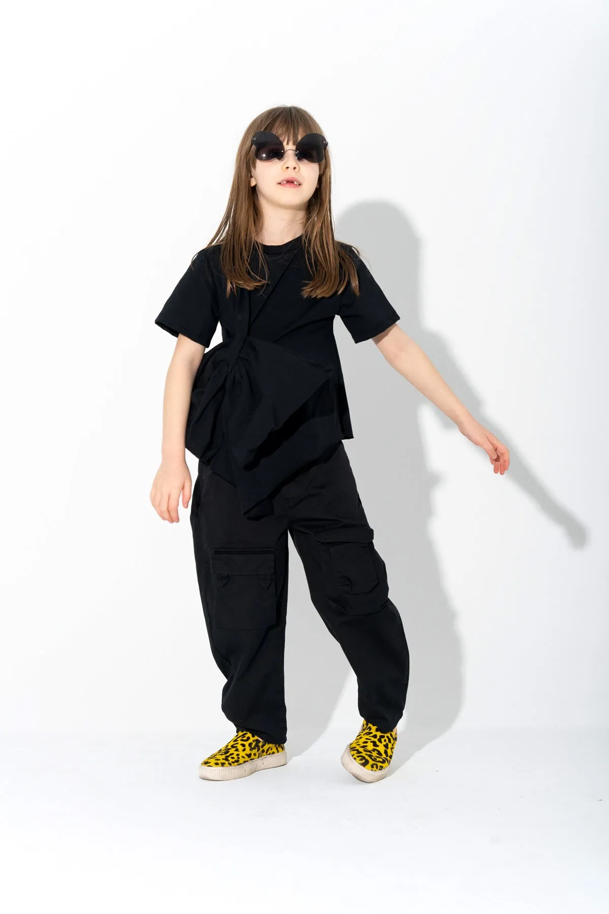 BLACK BOW T-SHIRT