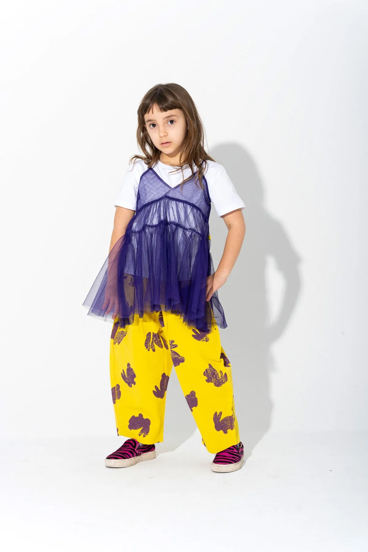 BUNNY PRINT LOOSE TROUSERS