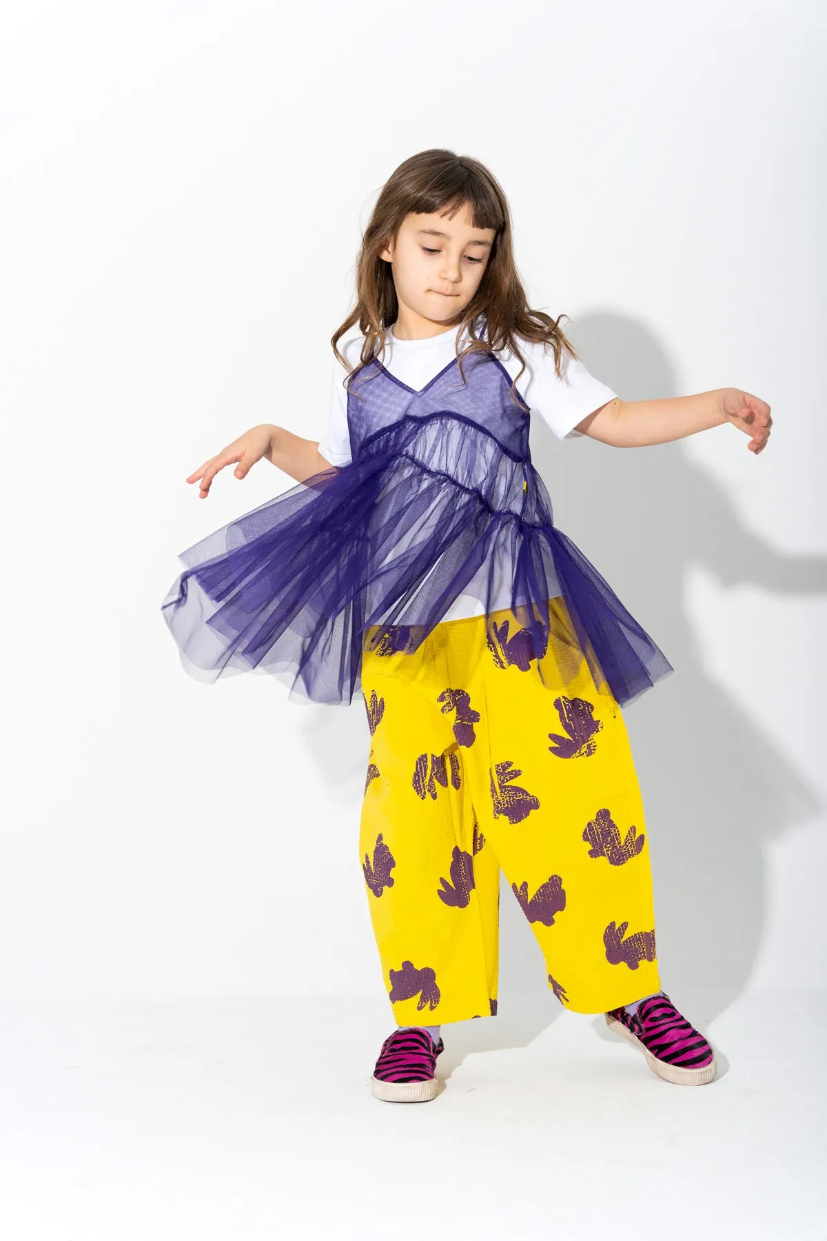 BUNNY PRINT LOOSE TROUSERS