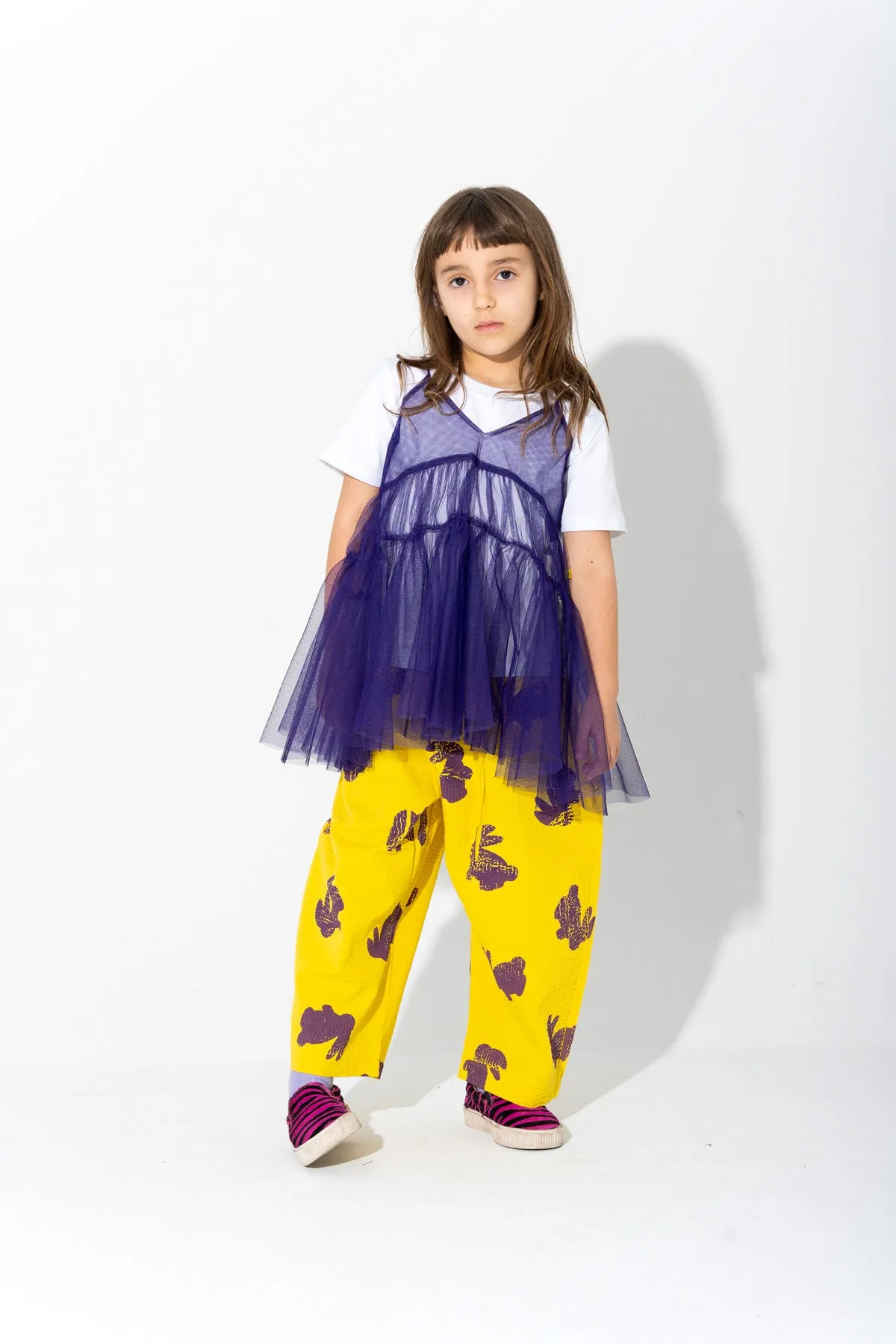BUNNY PRINT LOOSE TROUSERS