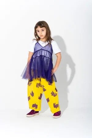 BUNNY PRINT LOOSE TROUSERS
