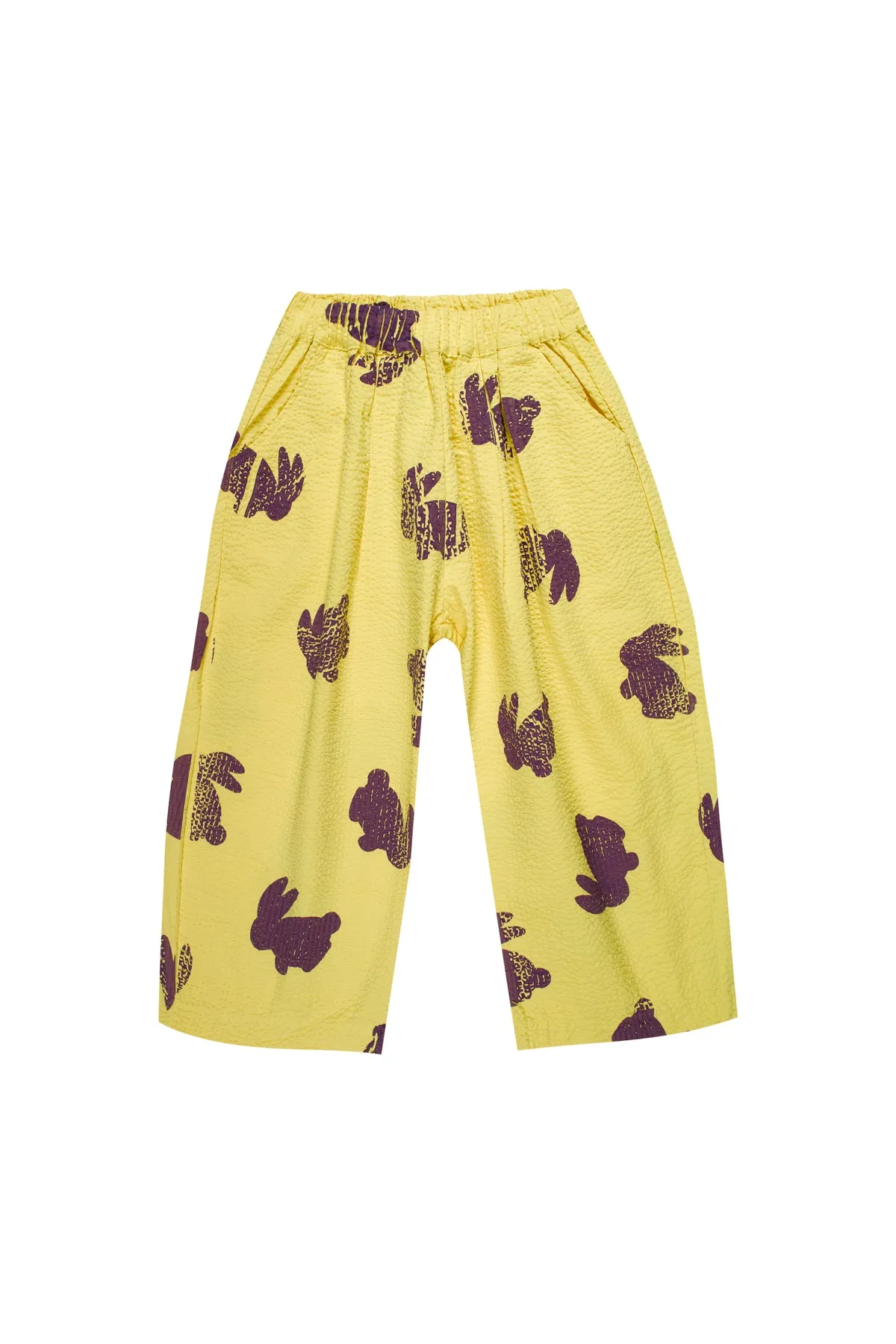 BUNNY PRINT LOOSE TROUSERS