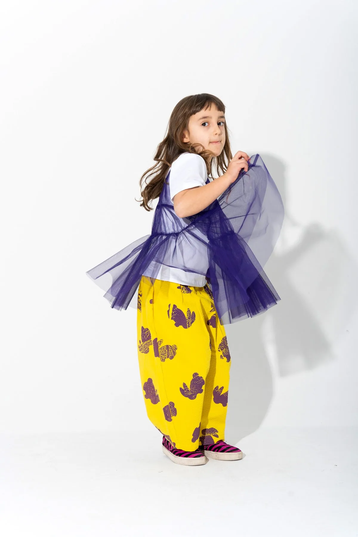 BUNNY PRINT LOOSE TROUSERS