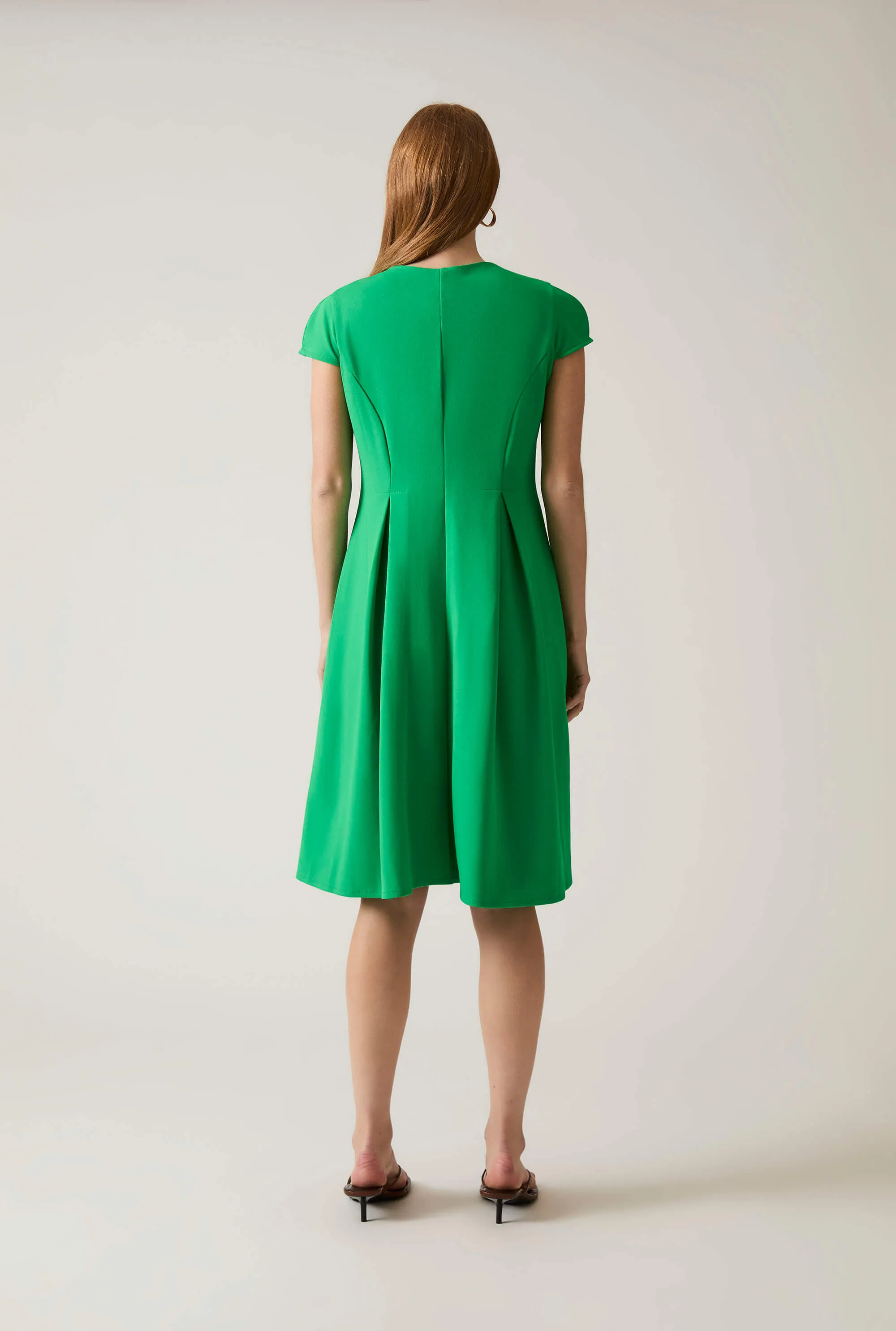 Button Green Dress