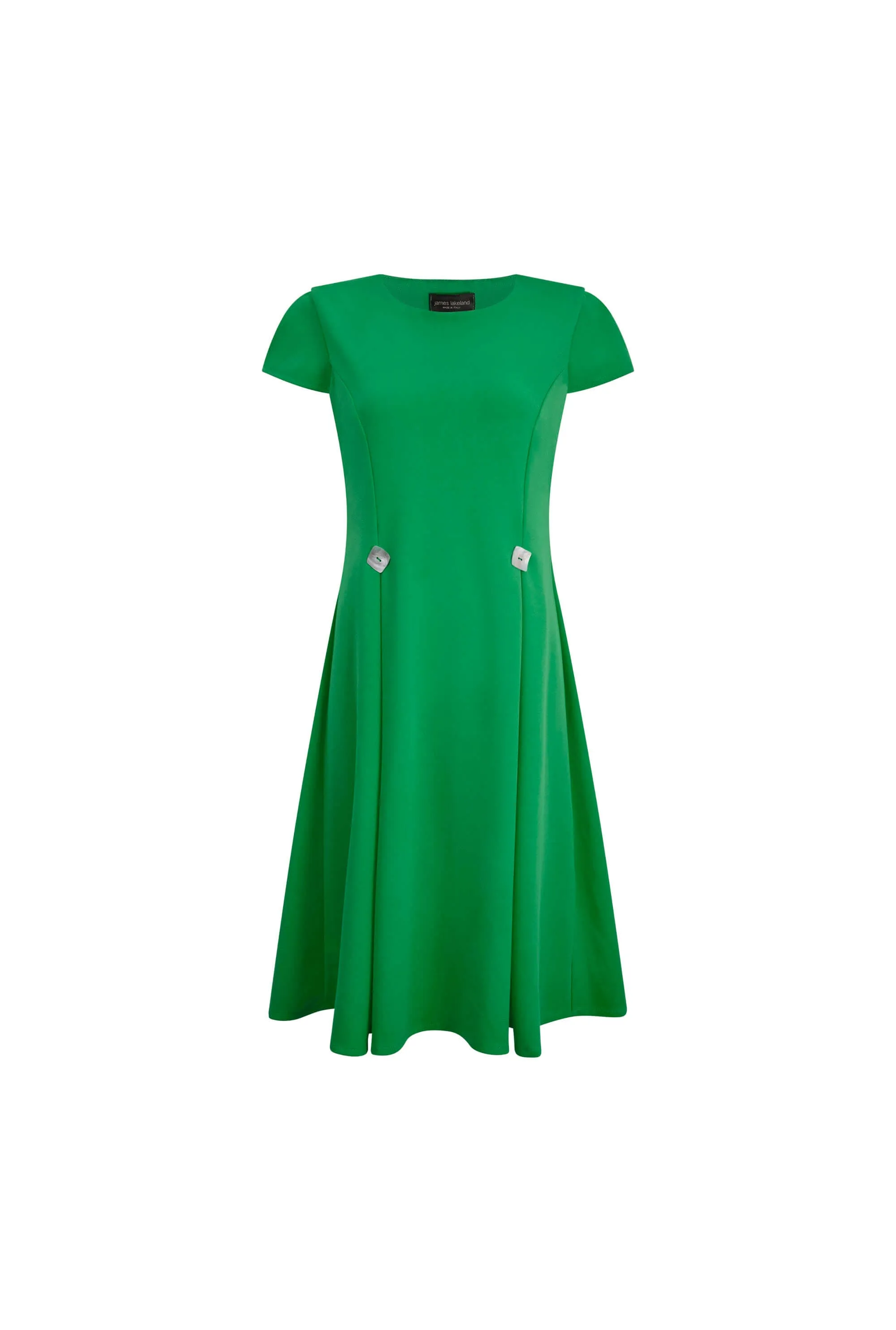 Button Green Dress