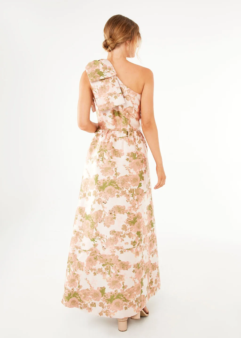 Caroline Gown Baby's Breath Jacquard