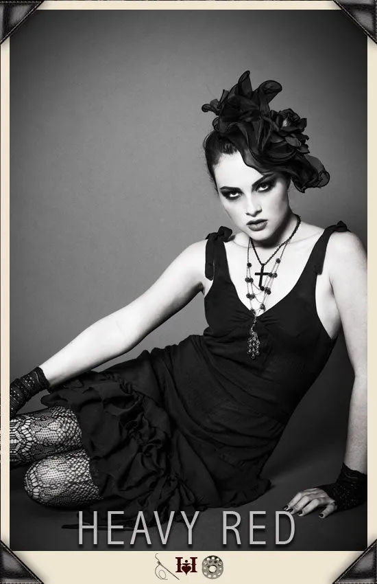 Confounding Grace Chiffon Vintage Dress