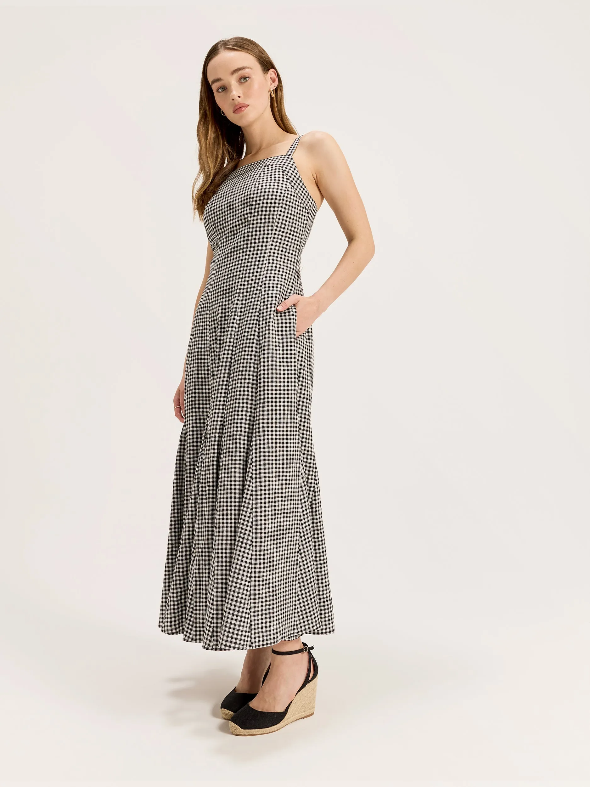 Courtside Check Dress