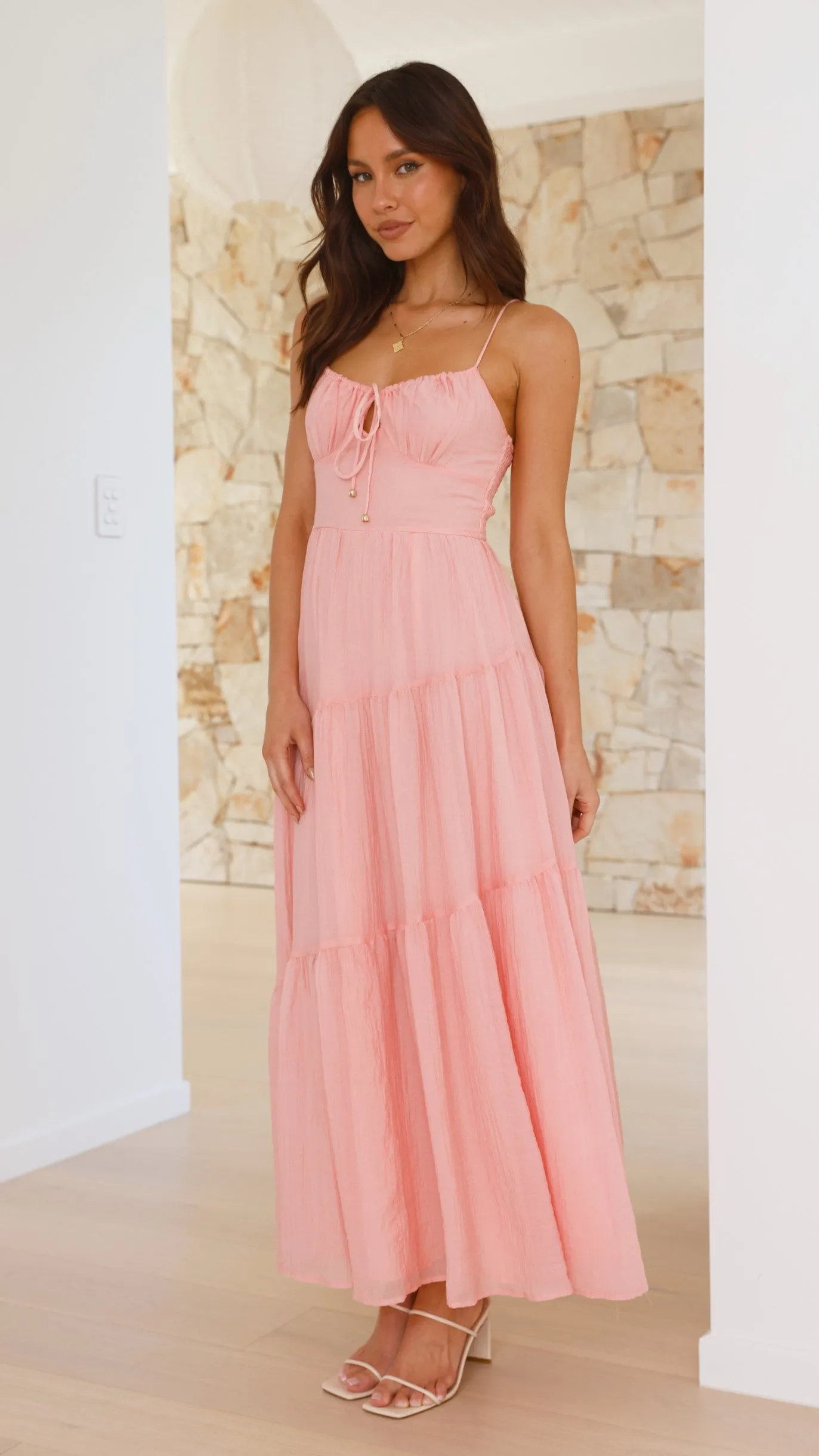 Cove Maxi Dress - Blush
