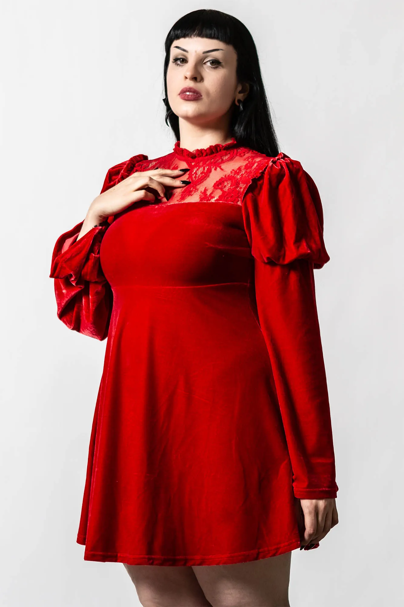 Crimson Kiss Dress [SCARLET] - Resurrect