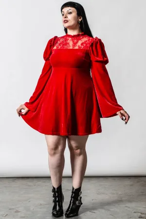 Crimson Kiss Dress [SCARLET] - Resurrect