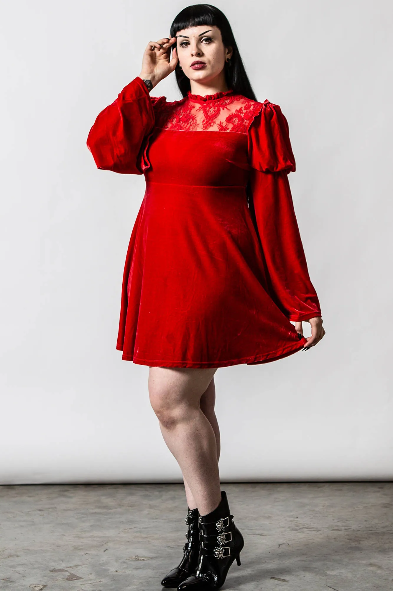 Crimson Kiss Dress [SCARLET] - Resurrect