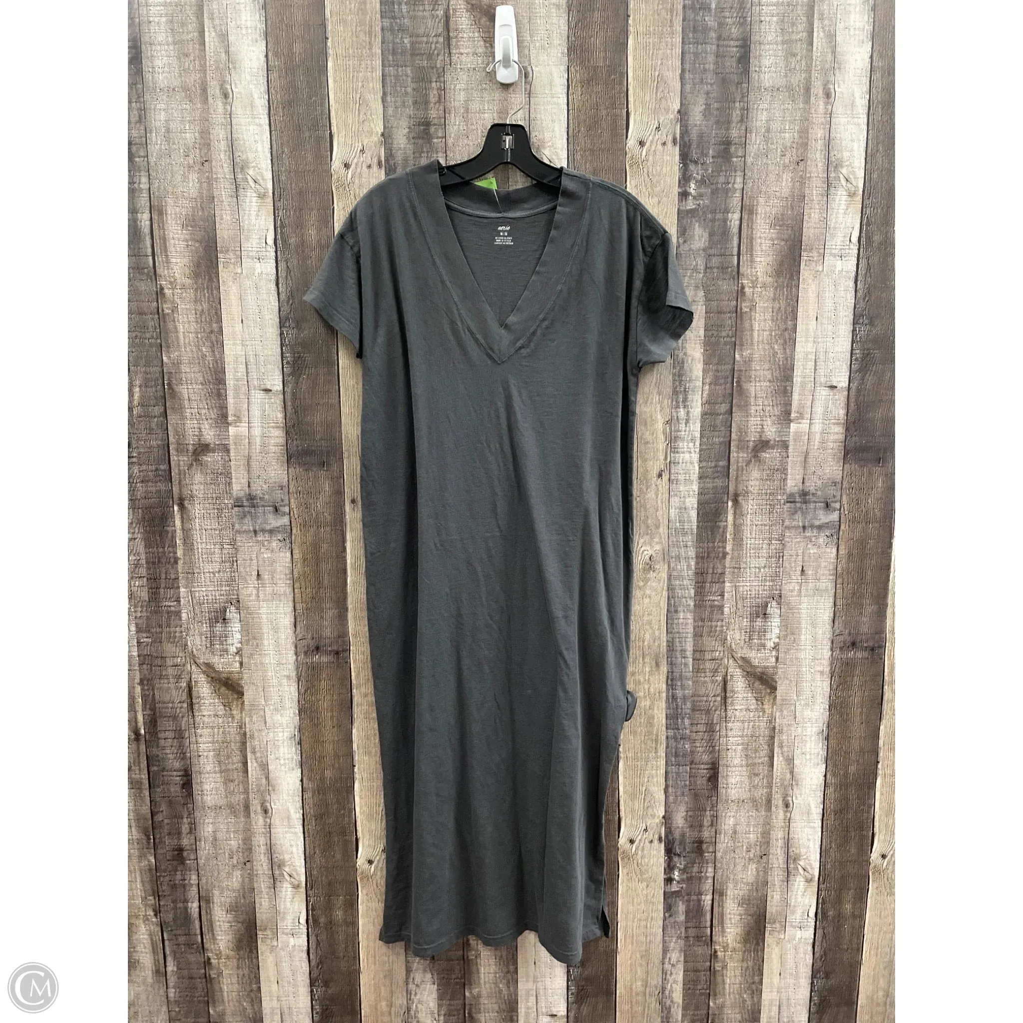 Dress Casual Maxi By Aerie In Grey, Size: M