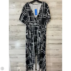 Dress Casual Maxi By ALLEGRACE In Black, Size: 2x