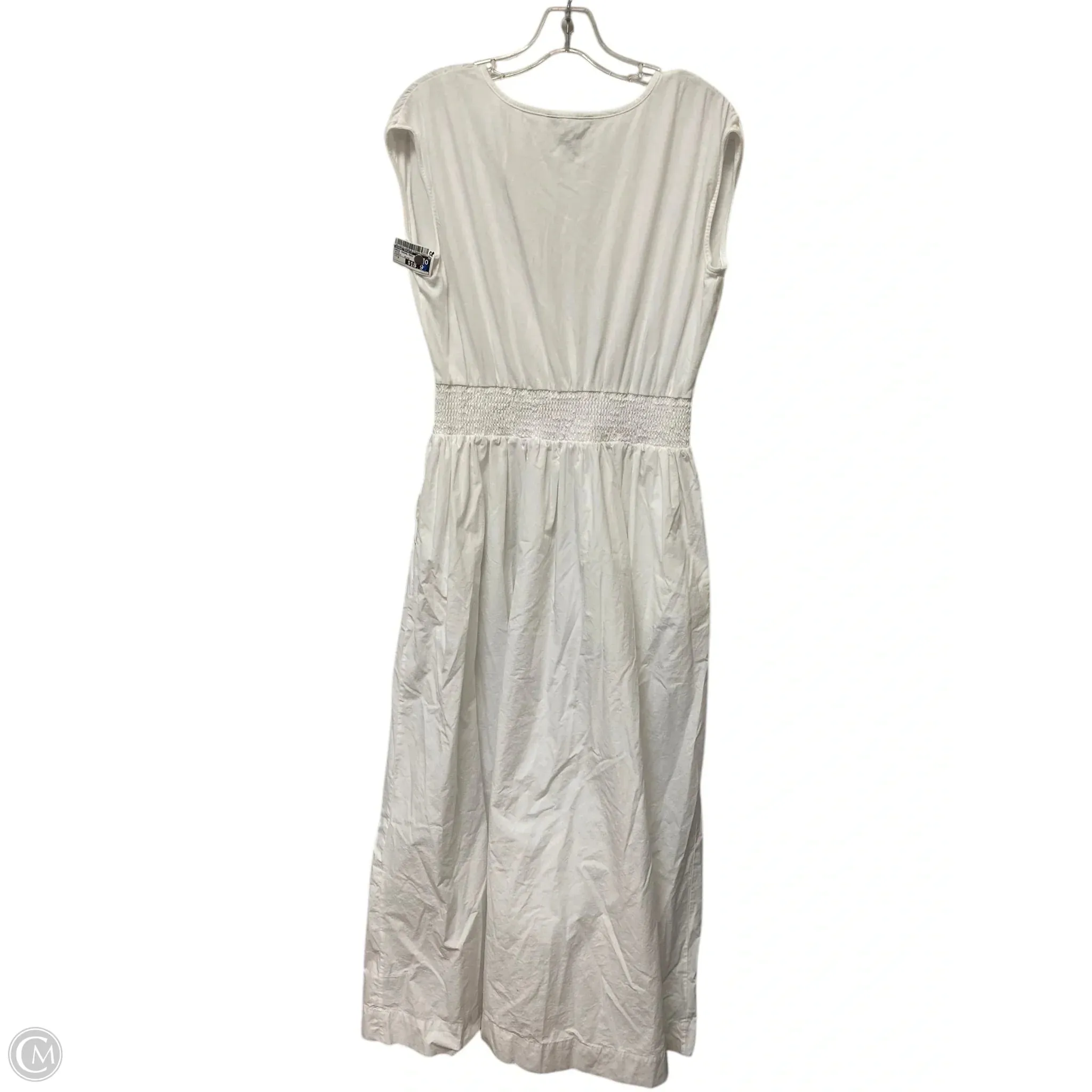 Dress Casual Maxi By Banana Republic In White, Size: M