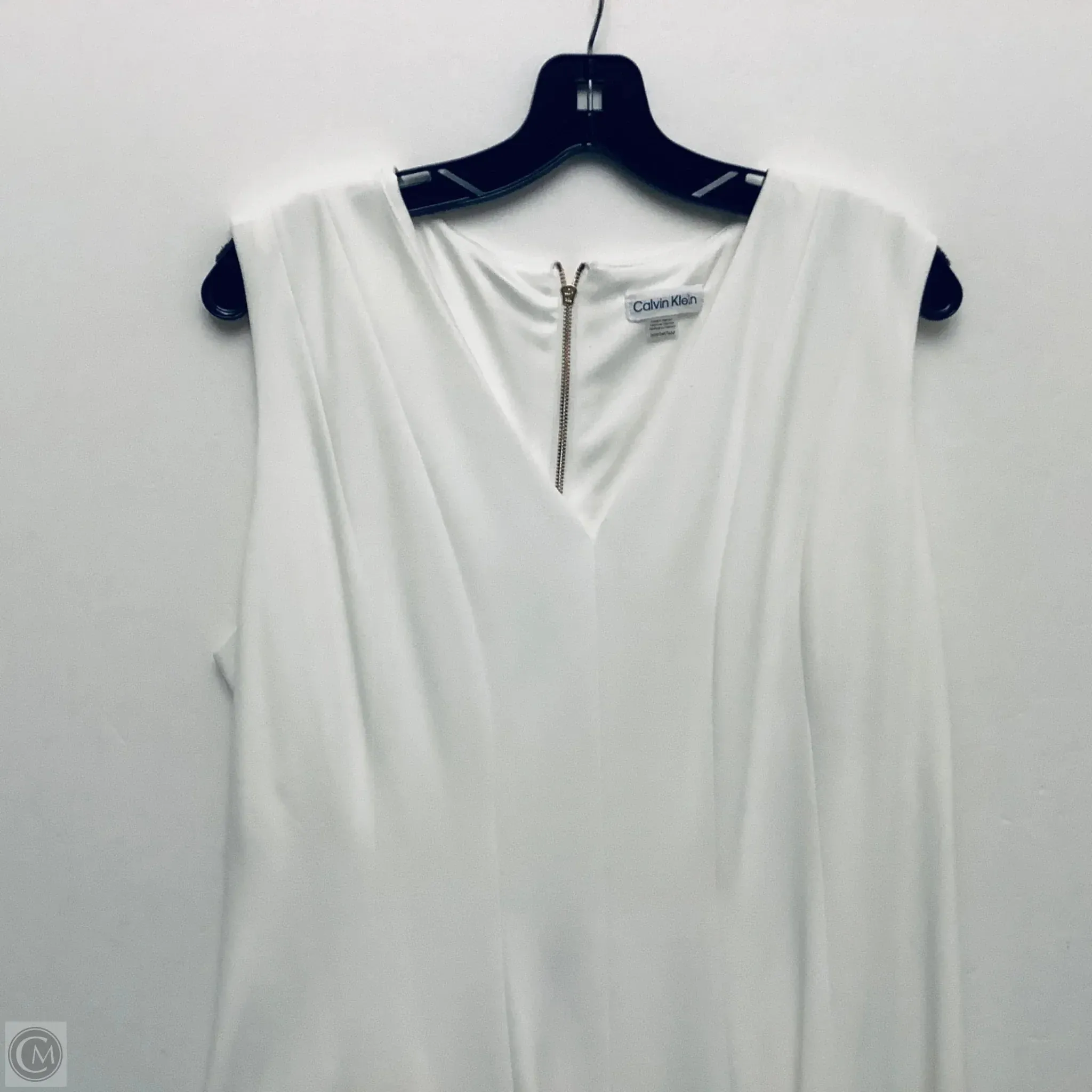 Dress Casual Maxi By Calvin Klein In White, Size: 16