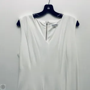 Dress Casual Maxi By Calvin Klein In White, Size: 16