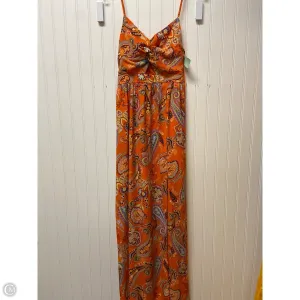 Dress Casual Maxi By Clothes Mentor In Orange, Size: S