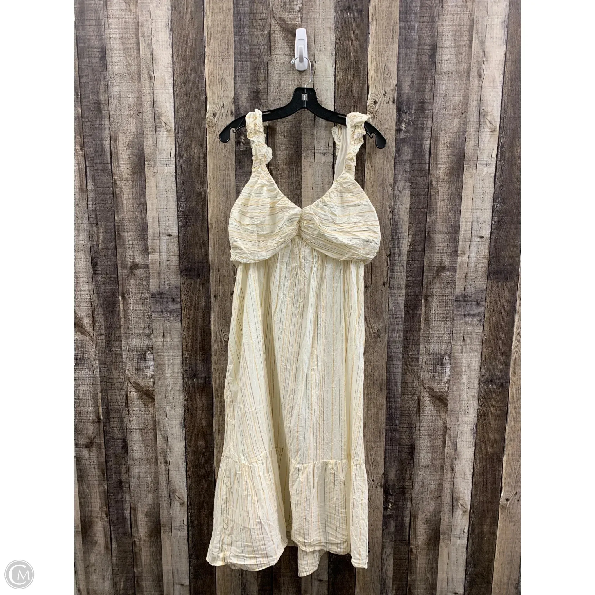 Dress Casual Maxi By Gap In Striped Pattern, Size: Lp