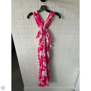 Dress Casual Maxi By Grace Karin In Pink & White, Size: S