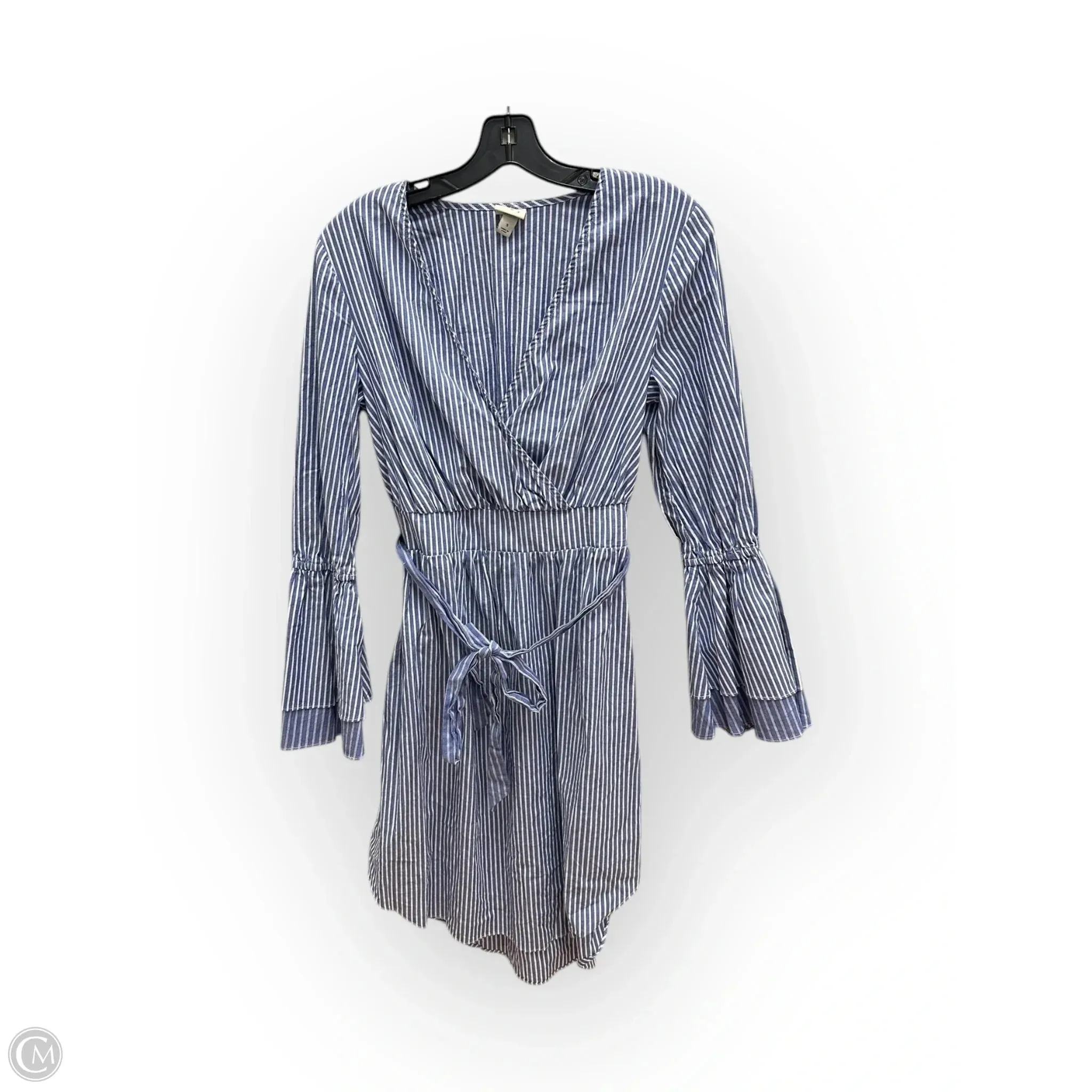 Dress Casual Midi By A New Day In Blue & White, Size: S
