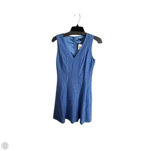 Dress Casual Midi By Ann Taylor In Blue, Size: 0