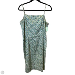 Dress Casual Midi By Ann Taylor In Floral Print, Size: 12