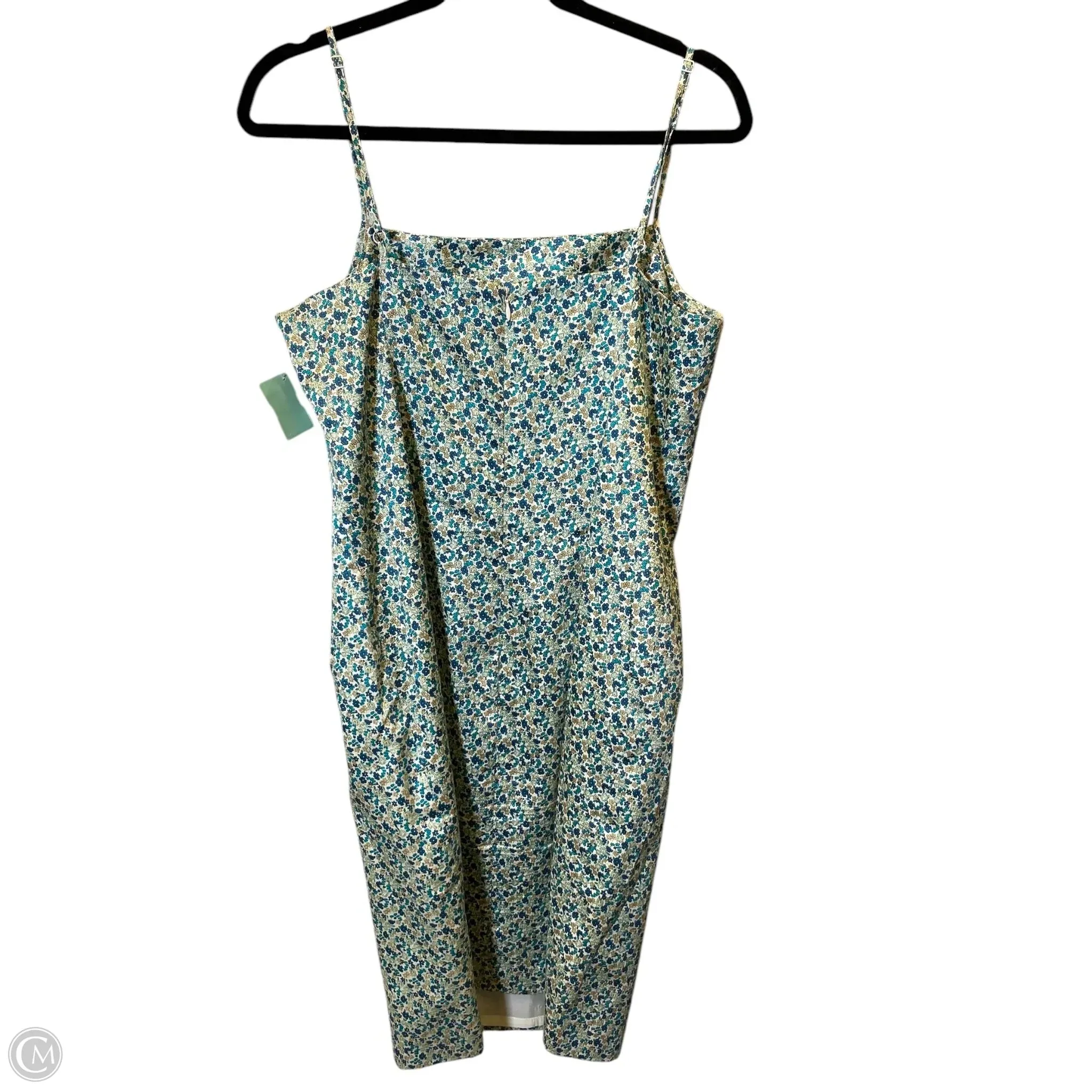 Dress Casual Midi By Ann Taylor In Floral Print, Size: 12