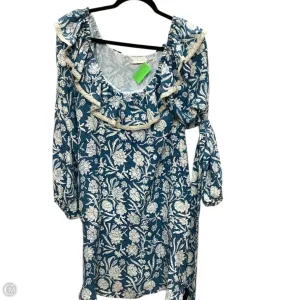 Dress Casual Midi By Cmc In Blue, Size: S