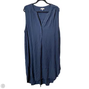 Dress Casual Midi By Cmc In Navy, Size: 2x