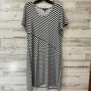 Dress Casual Midi By Elementz In Black, Size: 1x