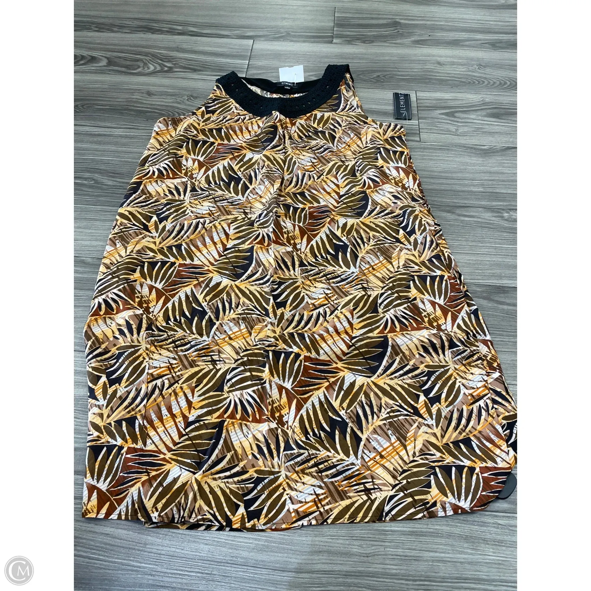 Dress Casual Midi By Elementz In Orange, Size: Xl