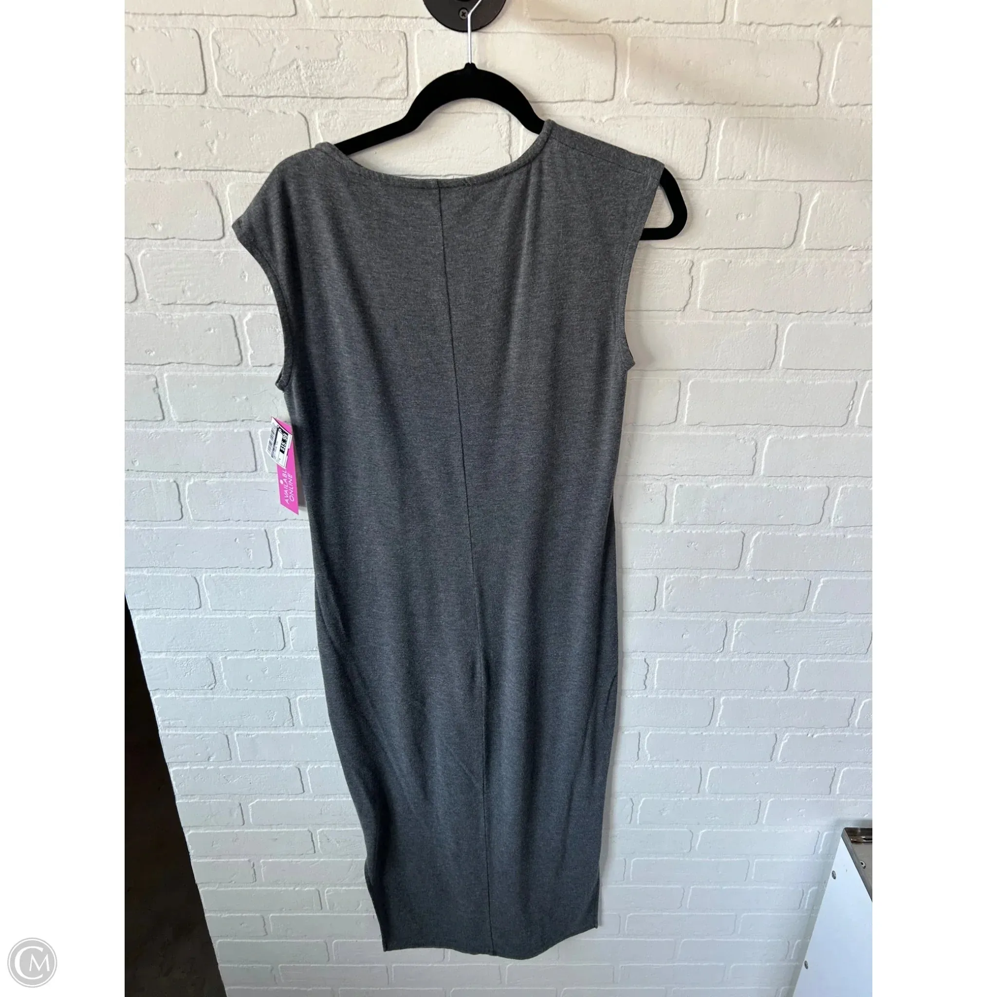 Dress Casual Midi By Garnet Hill In Grey, Size: S
