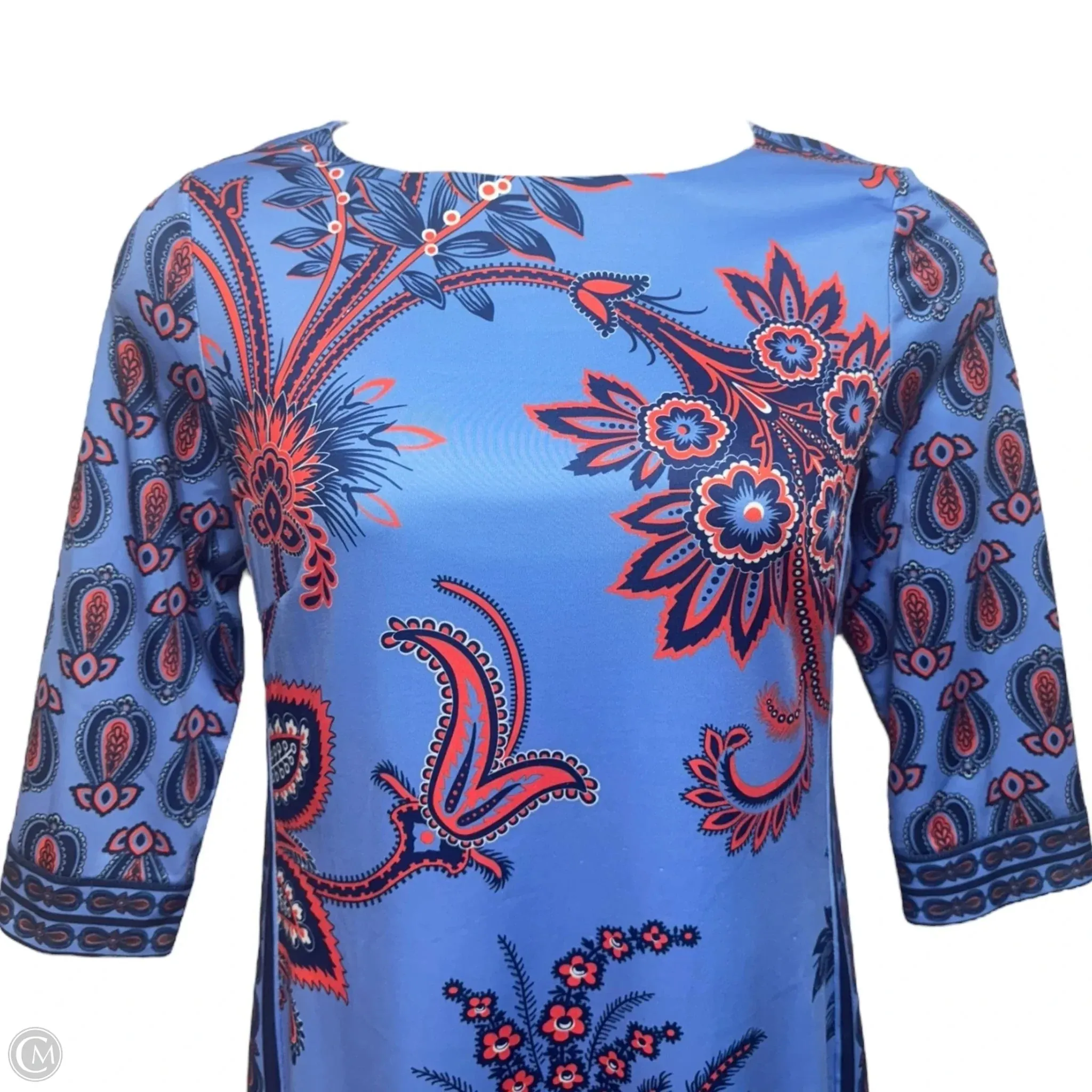 Dress Casual Midi By Gretchen Scott In Paisley Print, Size: M