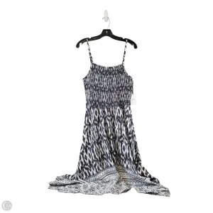 Dress Casual Midi By Japna In Black & White, Size: L