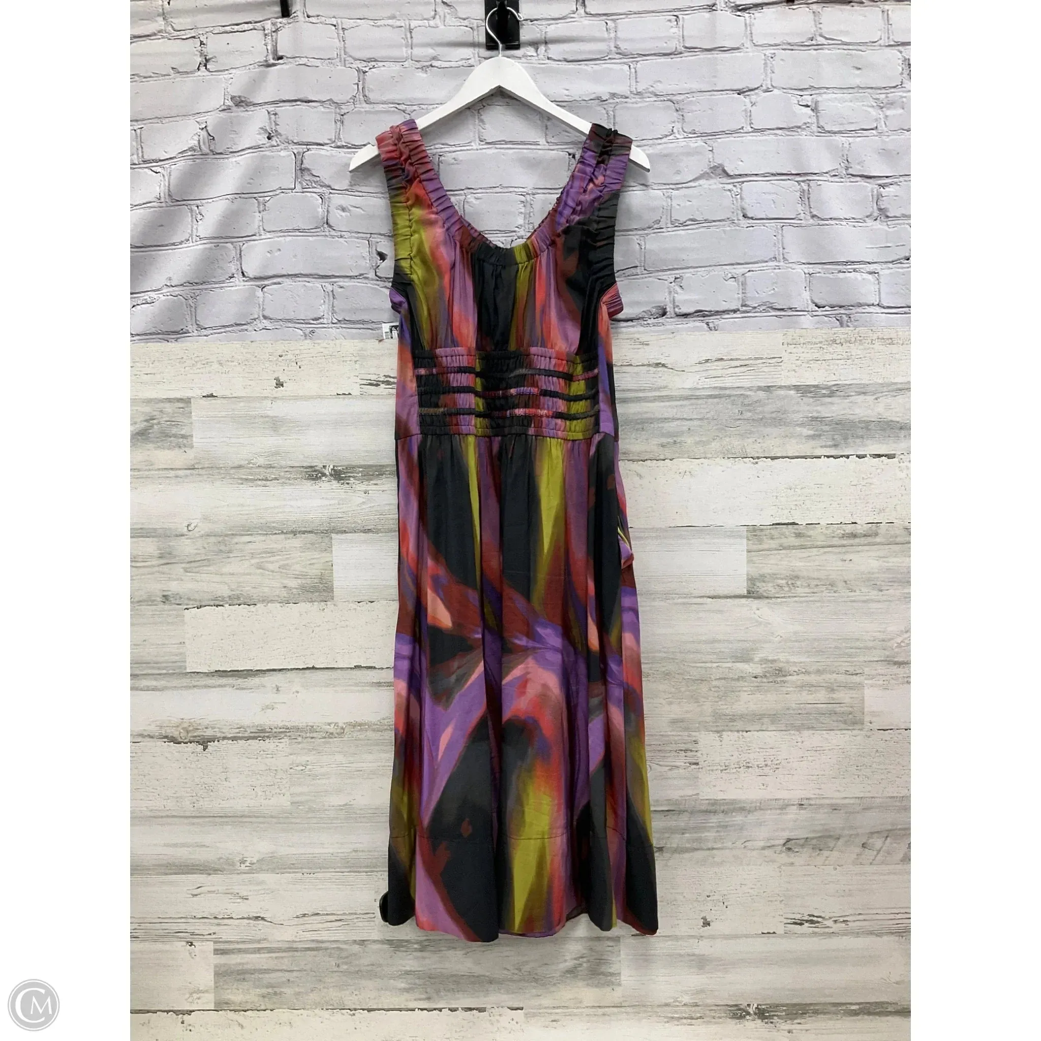 Dress Casual Midi By Nicole Miller In Multi-colored, Size: Xl