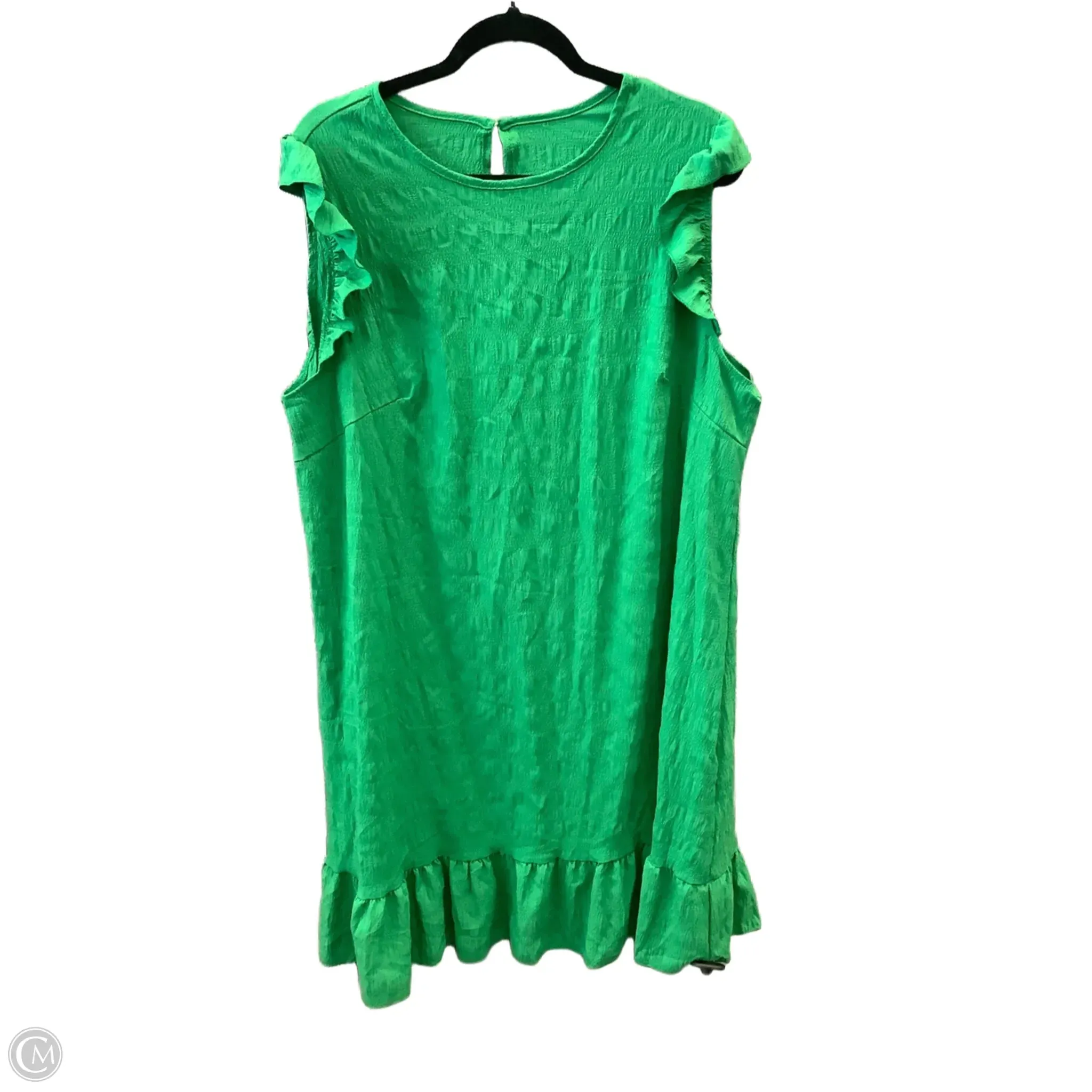 Dress Casual Midi By Shein In Green, Size: 2x