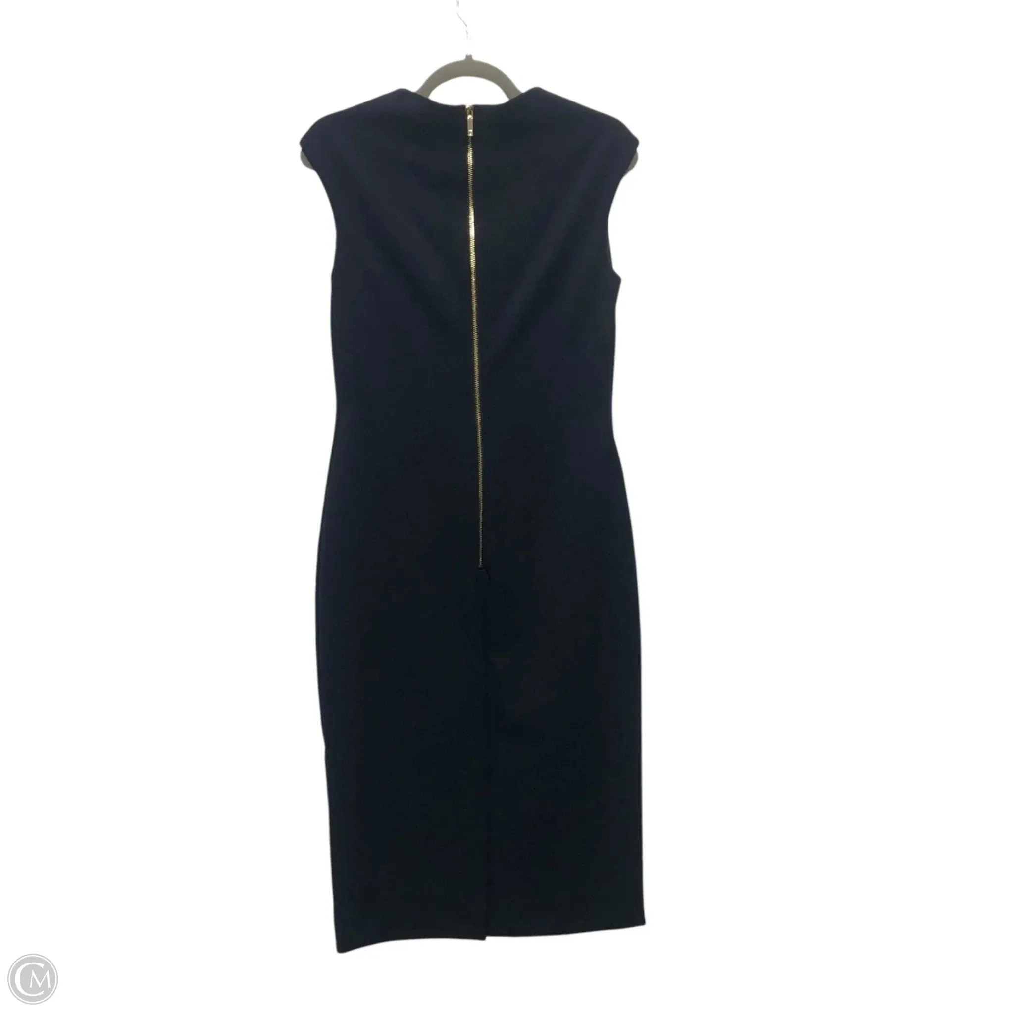 Dress Casual Midi By Ted Baker In Navy, Size: S