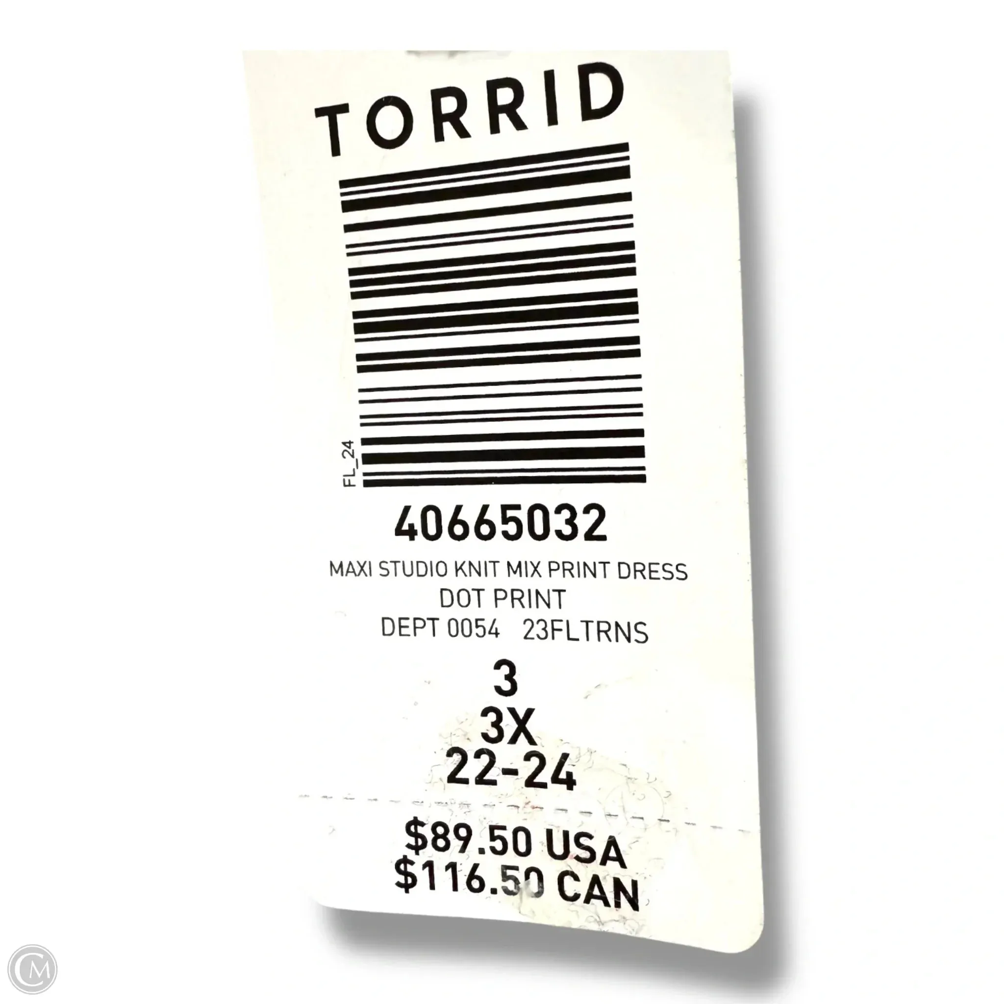 Dress Casual Midi By Torrid In Black & White, Size: 3x