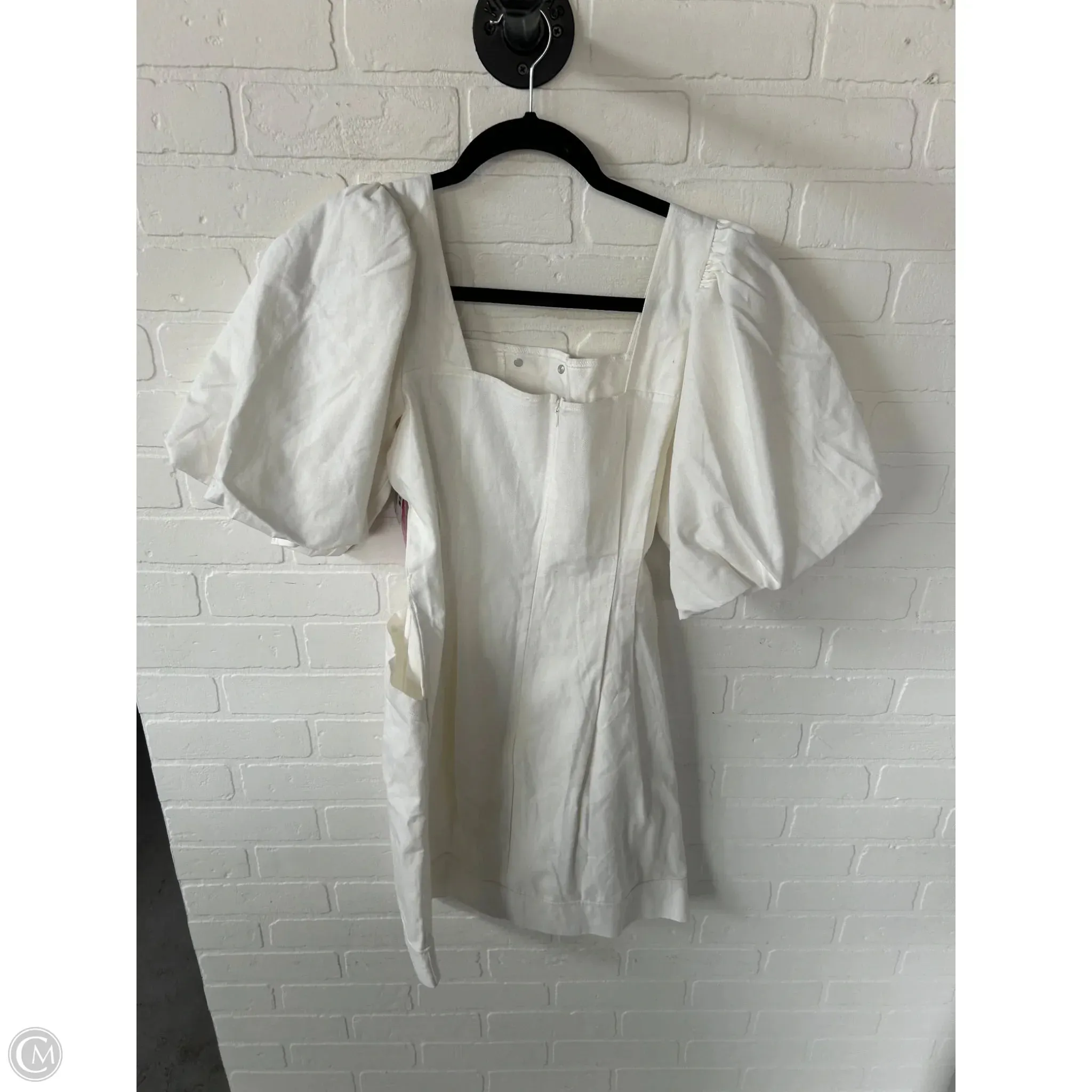 Dress Casual Midi By Venus In White, Size: L