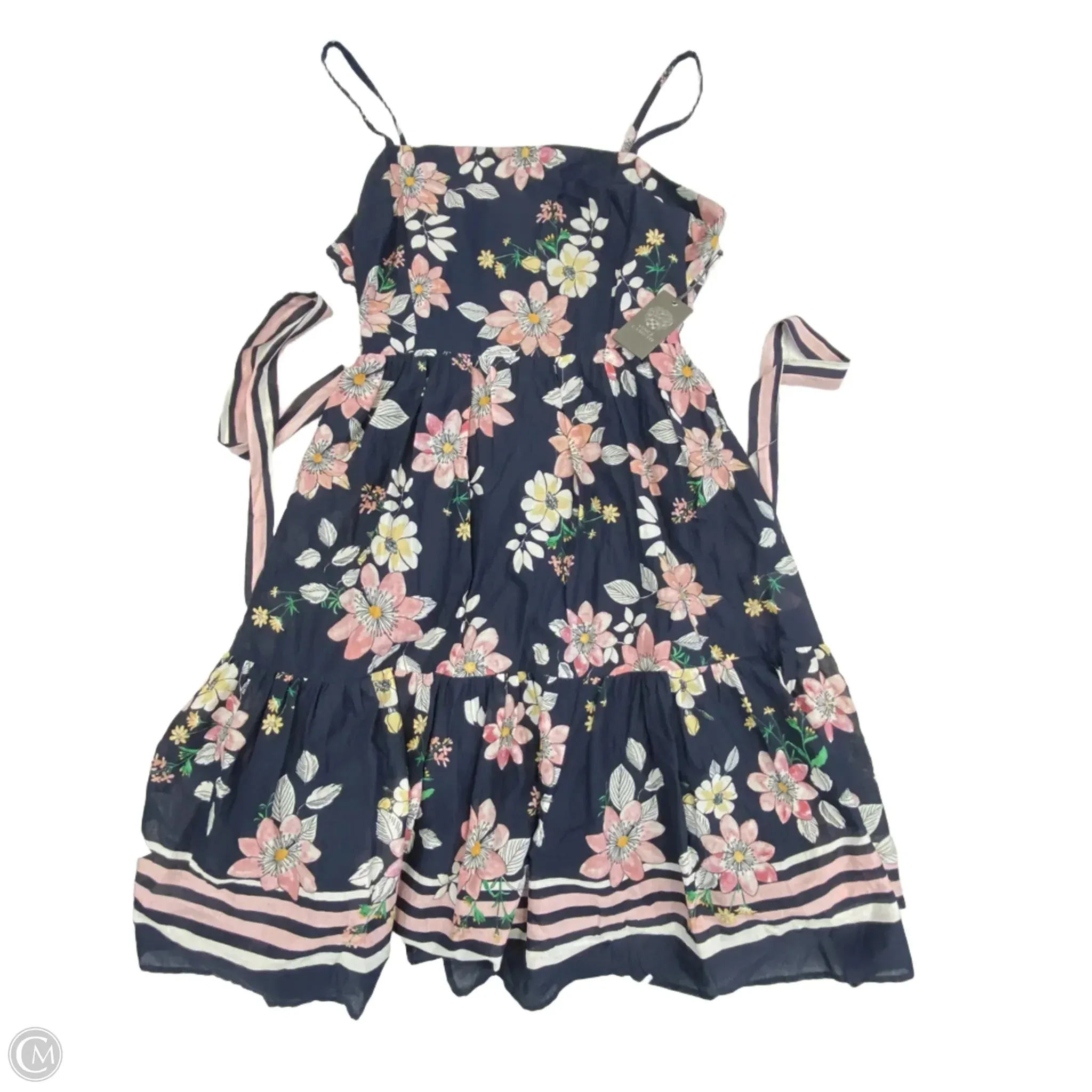 Dress Casual Midi By Vince Camuto In Floral Print, Size: 18